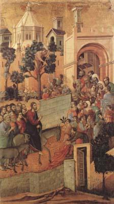 Christ Entering Jerusalem (mk08), Duccio di Buoninsegna